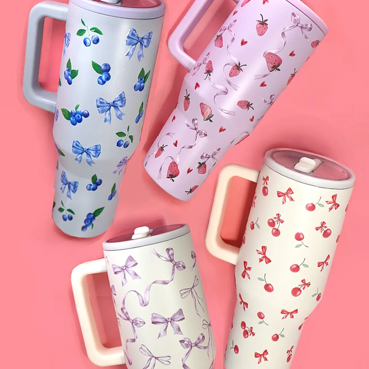 Blueberry frost 40oz Spill Free Stainless Steel Vacuum Tumbler