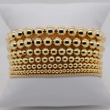 Bara Boheme 3mm Gold Ball Bracelet