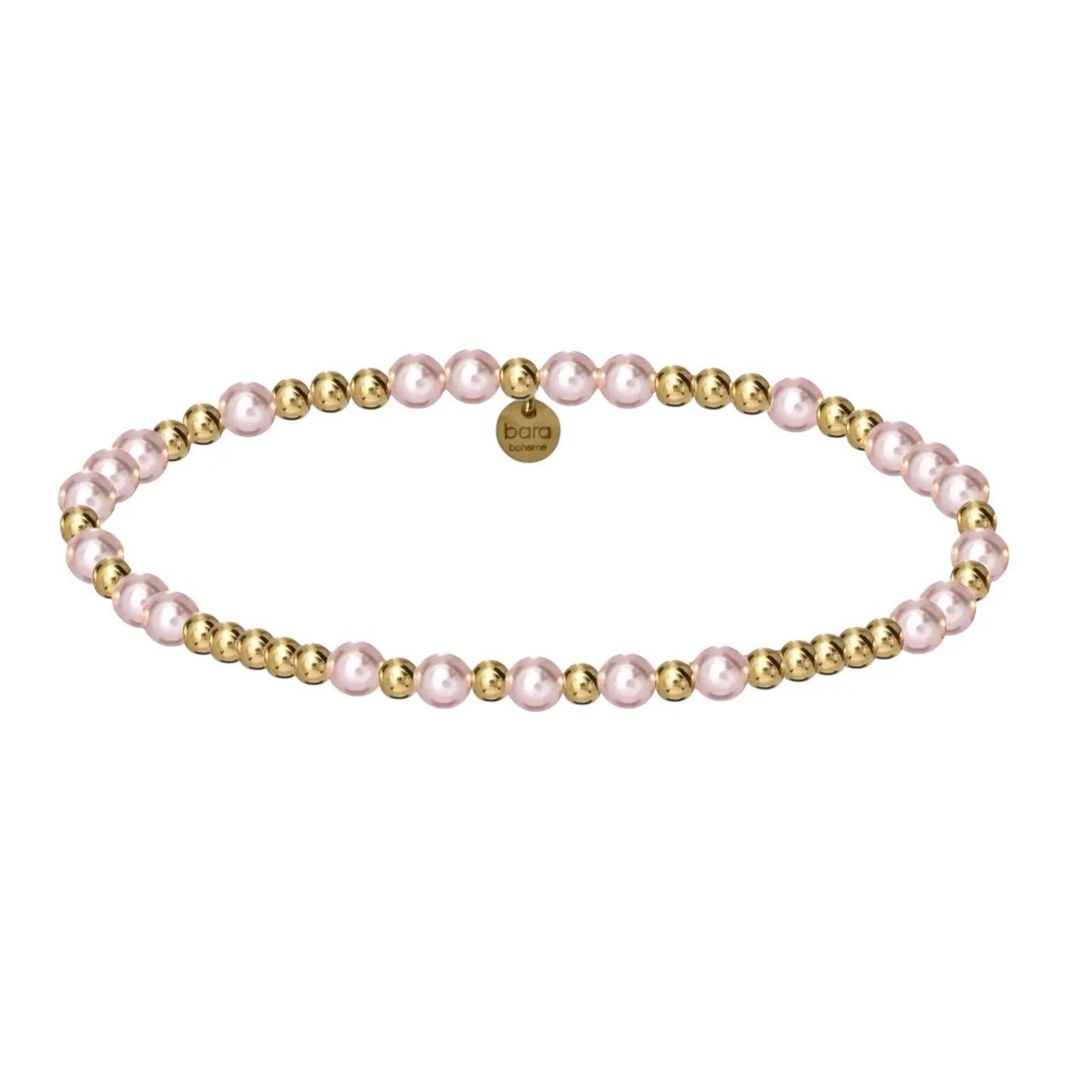 Bara Boheme Melanie Bracelet | Stretchy Anti-Tarnish Gold Filled & Pearls Bracelet