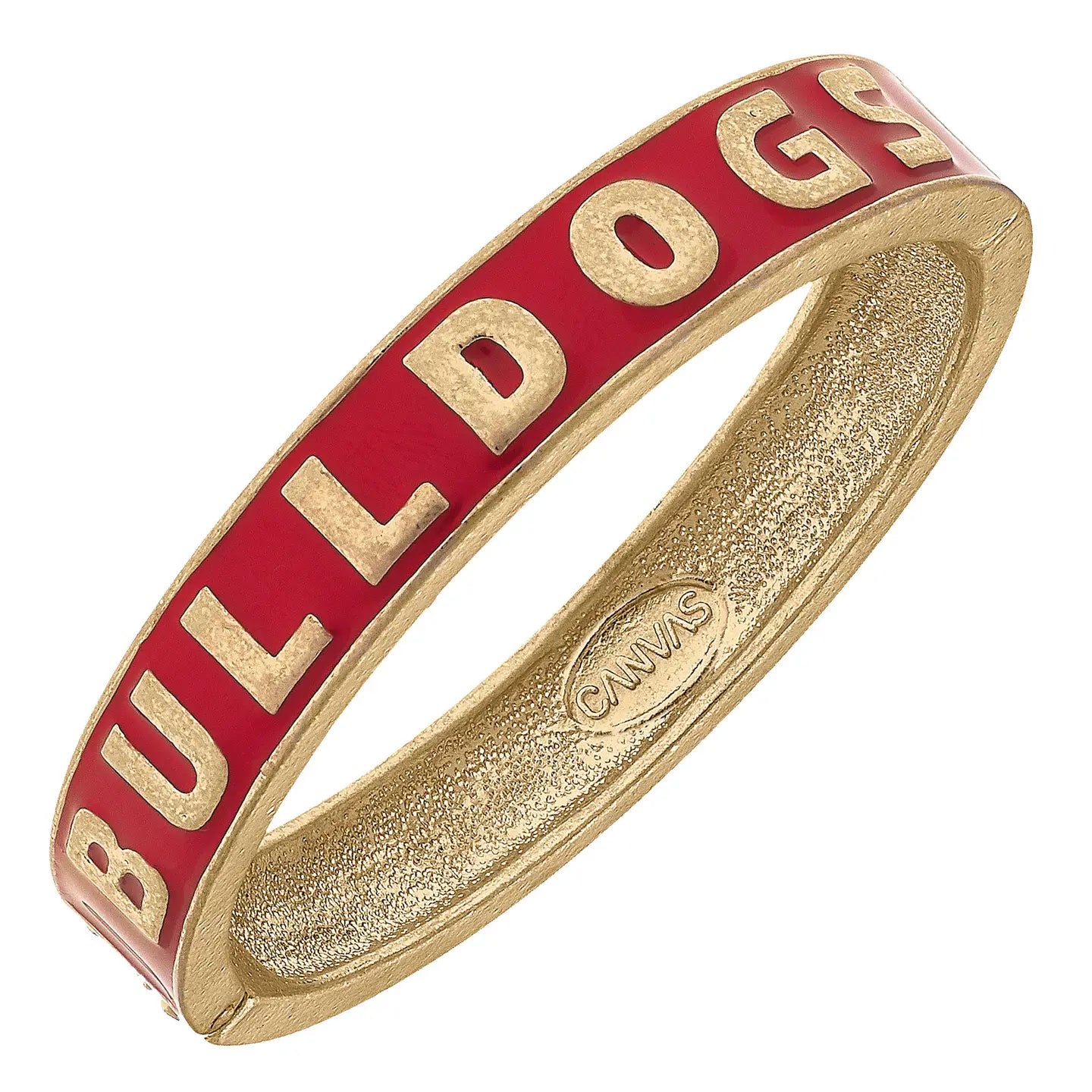 Georgia Bulldogs Enamel Hinge Bangle