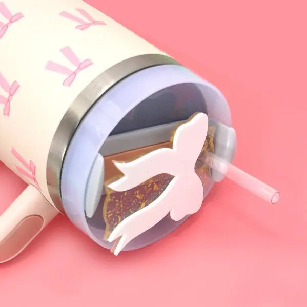 40oz Bow Tumbler Topper