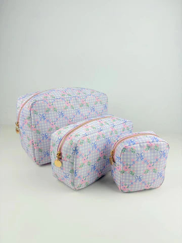 Lavender Valley Cosmetic Collection Train Case