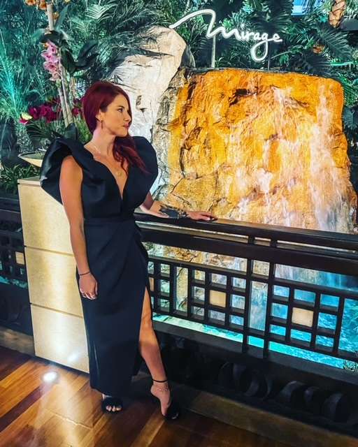 The Baddie Black Midi Dress