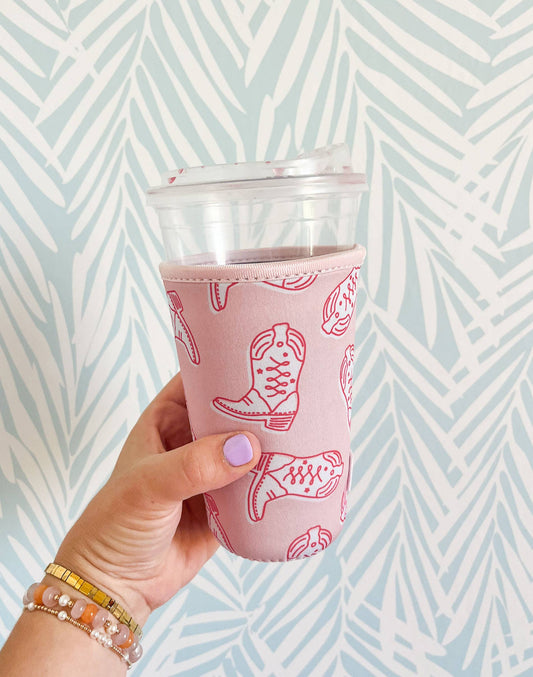 Western Cowgirl Boots Coffee Sleeve