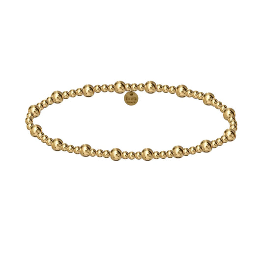 Bara Boheme Angelina | Stretchy Anti-Tarnish 14K Gold Filled Bracelet