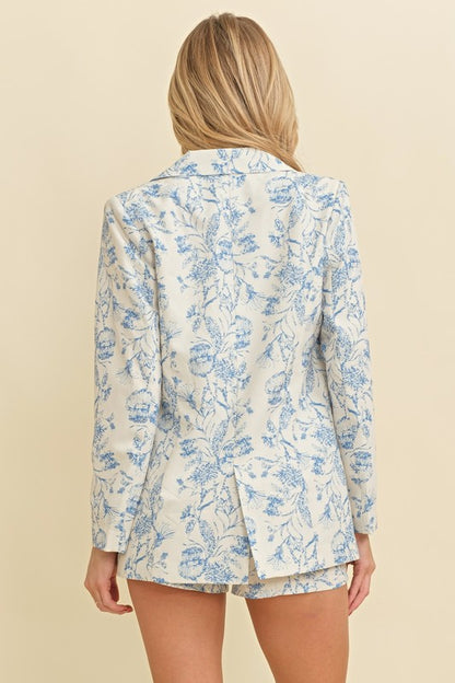 Chinoiserie Blazer Set