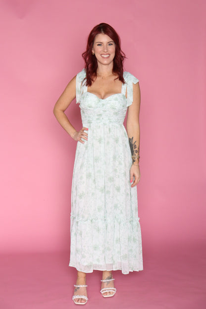 Sage Midi Dress
