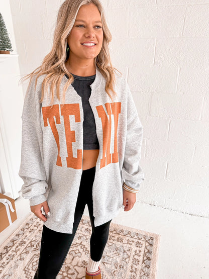 Tenn Raw Edge Cardigan