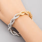 Two Tone Rope Chain Bracelet