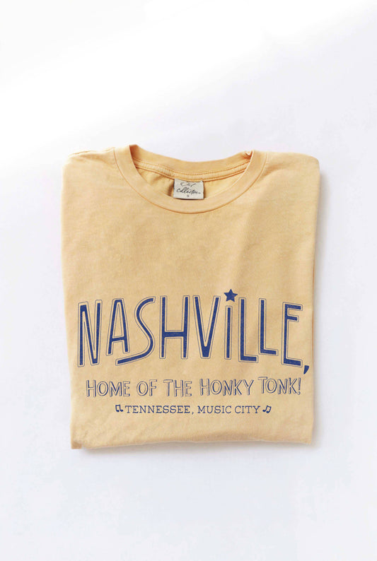 NASHVILLE TN Mineral Washed Top - Western Style